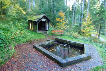 Wassertretanlage am Löwenbrunnen