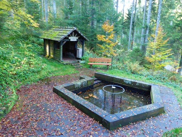 Wassertretanlage am Löwenbrunnen