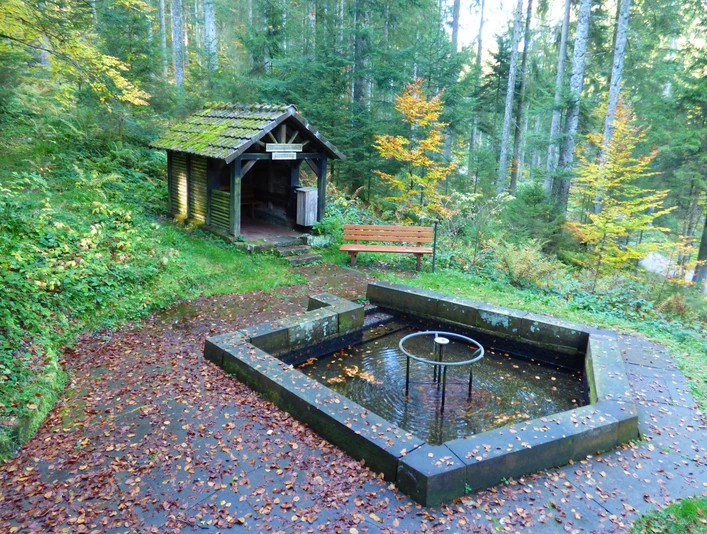 Wassertretanlage am Löwenbrunnen
