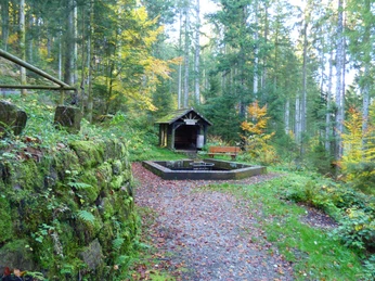 Wassertretanlage am Löwenbrunnen