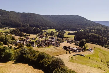 Blick auf Schwarzenberg