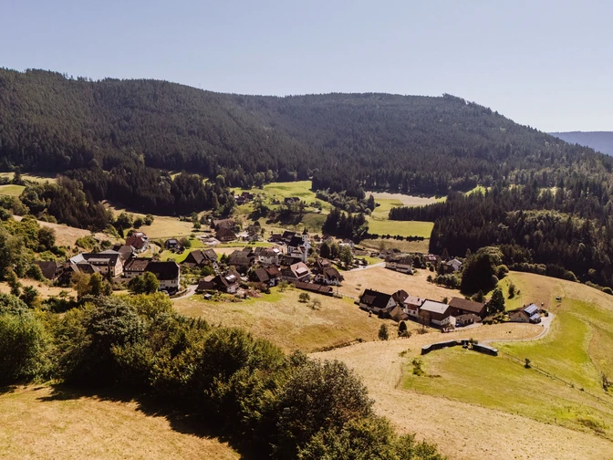 Blick auf Schwarzenberg