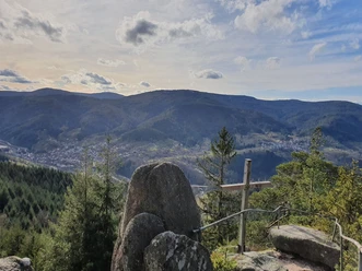 Gausbach Wildweg - Blick vom Kleinen Latschig