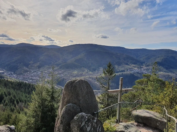 Gausbach Wildweg - Blick vom Kleinen Latschig