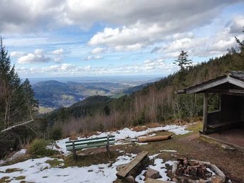 Gausbach Wildweg - Aussicht Draberghütte