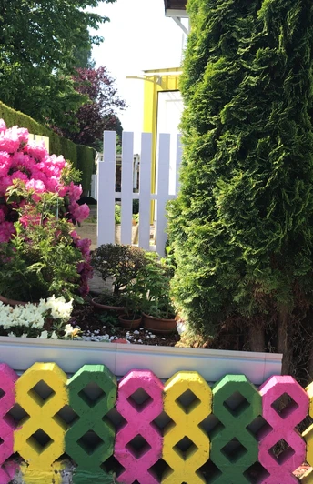 Hauseingang Charmante Ferienwohnung Isik