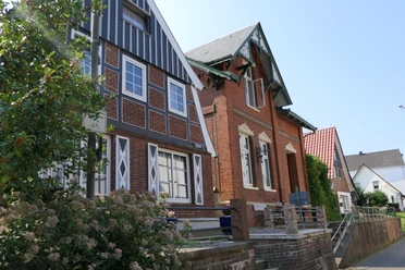Historische Gebäude im Ortskern
