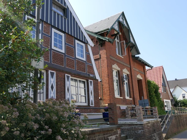 Historische Gebäude im Ortskern