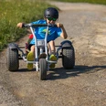 Junge auf Mountaincart am Ritzhagen Junge auf Mountaincart am Ritzhagen