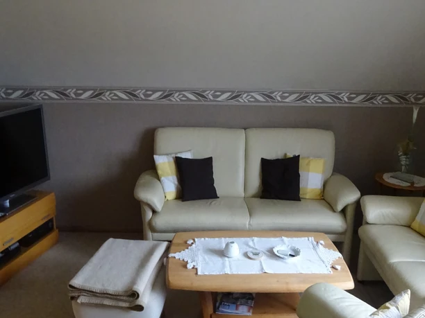 Ferienwohnung Am Kiesteich Wohnzimmer