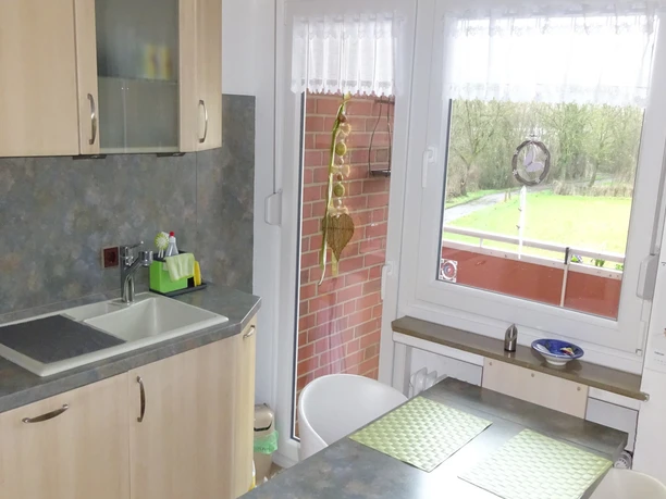 Ferienwohnung Am Kiesteich Küche