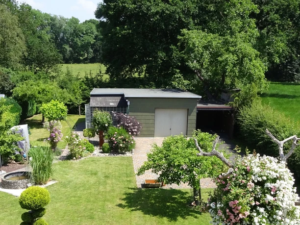 Ferienwohnung Am Kiesteich Garten