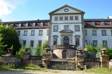Frontansicht Freitreppe Schloss Ringelheim in Salzgitter
