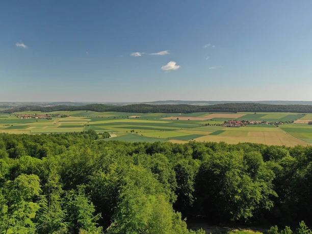 Blick vom Leineberglandbalkon, Duingen