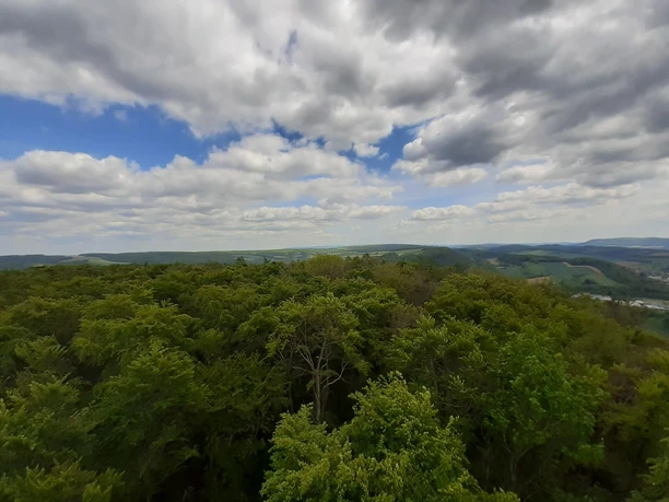 Blick vom Himmelbergturm