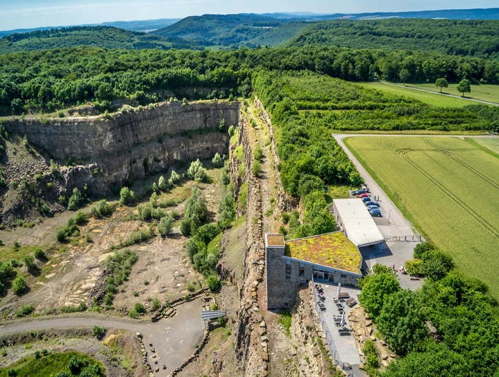 Luftbild natour.NAH.zentrum Schillat-Höhle