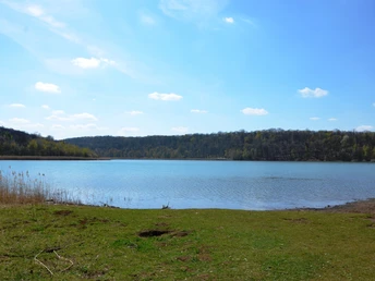 Reihersee Salzgitter, Blick vom Nordufer aus