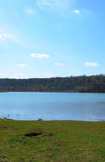Reihersee Salzgitter, Blick vom Nordufer aus