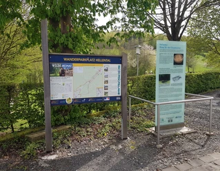 Wanderparkplatz in Hellental
