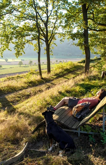 Wanderrast auf der Qualitätstour Lunauborn