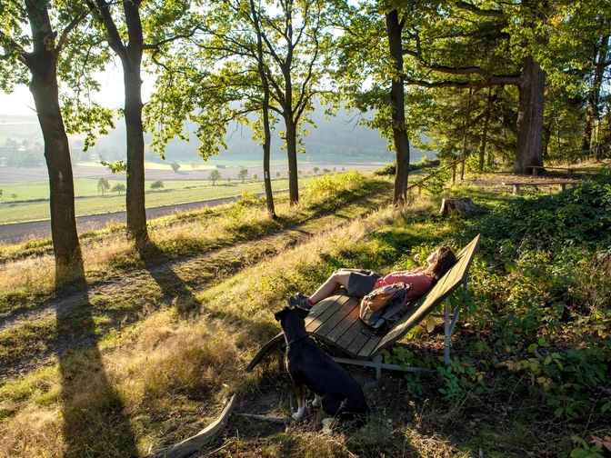Wanderrast auf der Qualitätstour Lunauborn