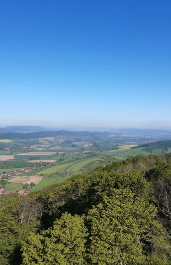 Blick vom Himmelbergturm