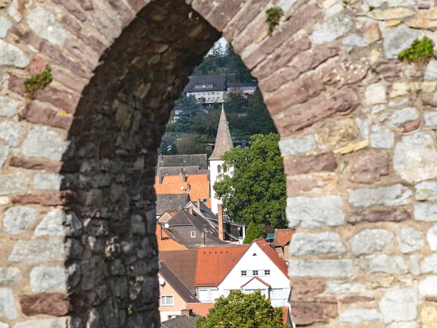 Qualitätstour Durch das Habichtstal (Po 2) - Blick von der Burgruine Polle