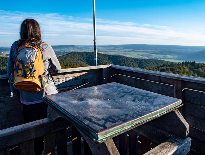Aussicht vom Ebersnackenturm im Vogler
