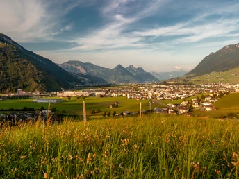 Sonnenuntergang beim Allweg Denkmal