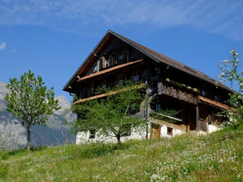 Rütli, Mueterschwandenberg; hinten der Pilatus