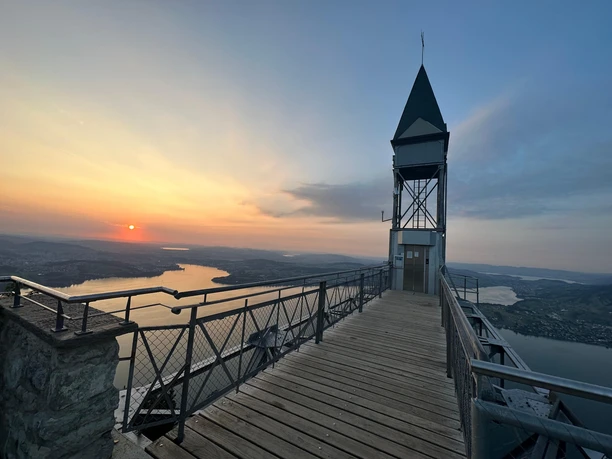 Sonnenuntergang bei der Hammetschwand