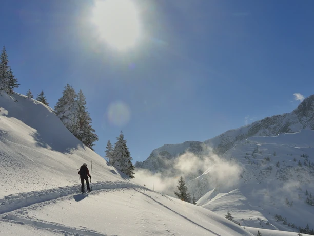 Schneeschuhtour auf dem Niederbauen
