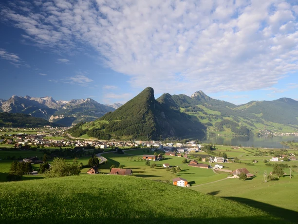 Talkessel Schwyz mit Lauerzersee