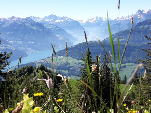 Aufstieg nach dem Zilistock