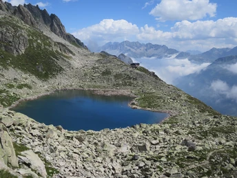 Der Bergsee ladet zum Baden...