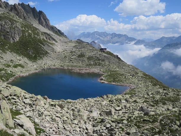 Der Bergsee ladet zum Baden...
