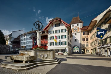 Hauptgasse Willisau mit Obertor