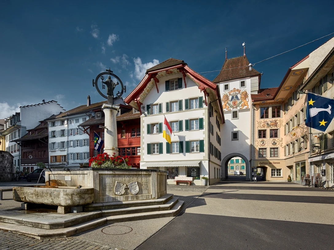 Hauptgasse Willisau mit Obertor
