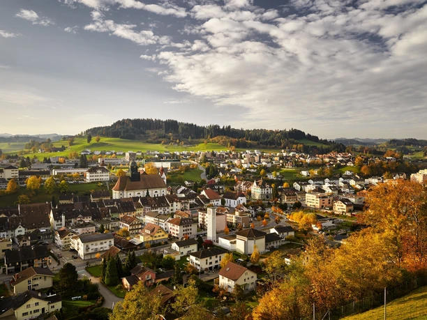Willisau, Blick vom Aussichtpunkt Gütsch