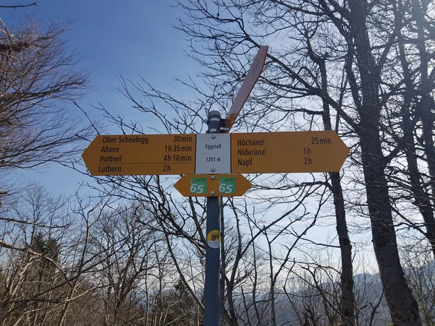 Die Route ist bestens markiert