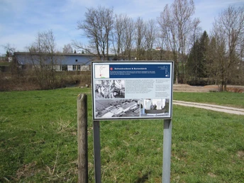 Informationstafel am Aabach