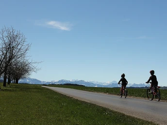 Aussicht in die Berge bei Lüsch