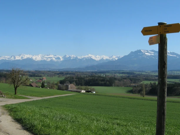 Eine tolle Aussicht oberhalb der Schlacht