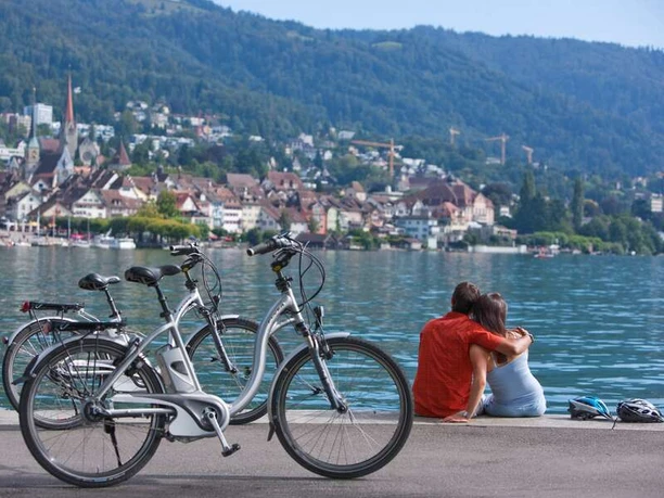 Unterwegs auf der Herzroute #99 auf der Etappe Zug - Willisau.
