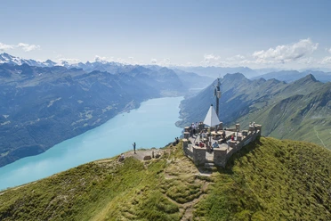 Unbeschreiblich die Aussicht vom höchsten Punkt des Brienzer Rothorns