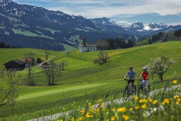 Unterwegs mit dem E-Bike auf der Herzschlaufe Napf.