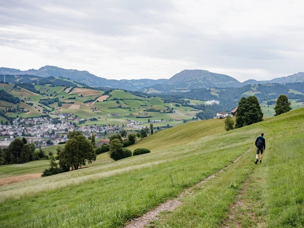 Ausblicke auf dem Höhenweg Entlebuch-Emmental