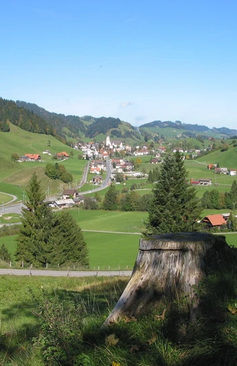 Der Geo-Pfad führt rund um das Dorf Escholzmatt