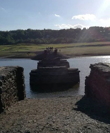 Die Reste der Bringhäuser Brücke 2020