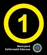 Markierungszeichen Rundwanderweg Naturpark Kellerwald-Edersee 1 Markierungszeichen Rundwanderweg Naturpark Kellerwald-Edersee 1